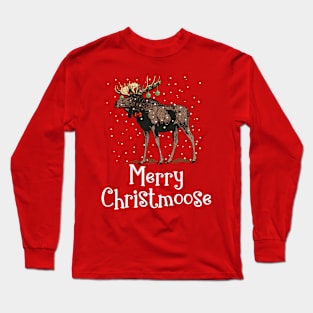 Merry Christmoose Long Sleeve T-Shirt